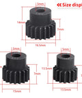 Durable Metal Spur Gear Set 54T 32P With 15T 17T 19T Pinions detailed size display for Traxxas models