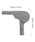 Three Gear Folding Sofa Hinge With Self Locking Support For Bean Bags And Beach Chairs Space Saving Heavy Duty Furniture Hardware Converts Bed To Sofa Smoothly Versatile And Reliable Must Have, metal hinge front view