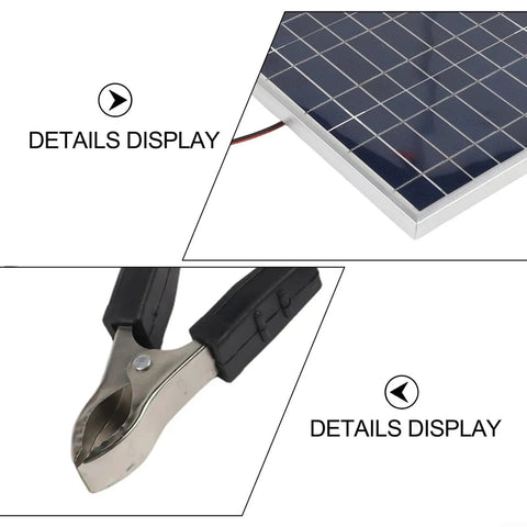 High Efficiency 100W Solar Panel Kit with Anti Corrosive Aluminum Frame and IP67 Weatherproof Junction Box details