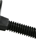 Elevator bolt, 1/4 in x 1-1/4 in, black phosphate finish, flat head with square neck