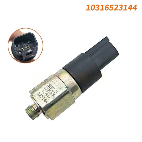 Industrial Oil Pressure Sensor For Excavator 30B0642 Heavy Construction Equipment Part For Real Time Monitoring And Quick Diagnostics With Durable Build And Easy Install, black metal threaded sensor