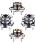 Front And Rear Wheel Bearing Hub Assembly 5 Lug Fits Chrysler 300 2005-2009 Dodge Charger 2006-2009 Dodge Magnum 2005-2008 513224 512301 Replacement For Both Front And Rear Wheels