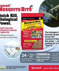 Kick Those Pesky Mosquitoes To The Curb With Premium Biological Bits For Yards And Garden Ponds Fast Acting Larvae Killer packaging in 30 oz bag.