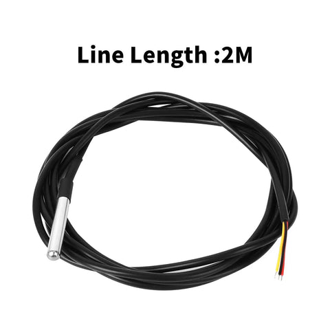 Six Pack DS18B20 Temperature Sensor Probes 2M Waterproof Stainless Steel Temperature Probe Kit For Arduino ESP32 Xiao