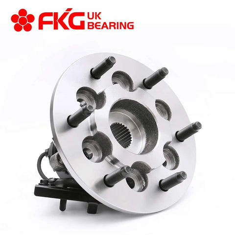 Front Left Wheel Bearing Hub Assembly With ABS For 4x4 Trucks, 6-Lug, Front Position, Fits 2004-2008 Chevrolet Colorado