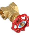 DN20 Brass Gate Valve G Three Fourth Inch Straight Through Rotary Gate Valve 232 PSI for water, oil, gas, steam.