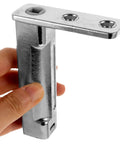 Heavy Duty Stainless Steel Refrigerator Door Hinge For Fridge And Freezer Keeps Doors Shut To Lock In Freshness, Durable Metal Replacement With Smooth Operation, Easy Install, Reliable Fix M5 close-up in hand