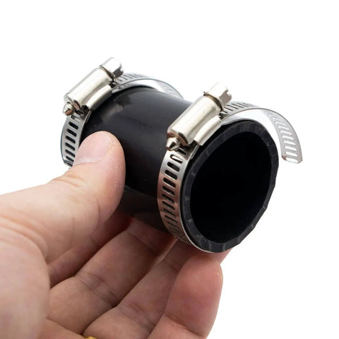 Close-up of Beefed Up Air Cleaner Hose Two Pack With Four Clamps For Ford 9N 8N 2N NAA 600 800 Four Cylinder Tractors