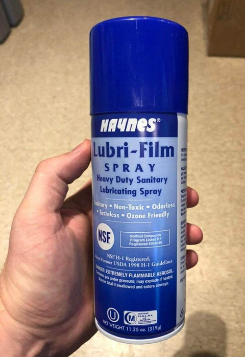Food Grade PTFE Lubricant Spray For Metal Surfaces With Protective Film Built Tough Heavy Duty Aerosol NSF Certified 11.25 oz can