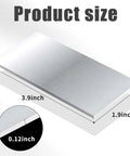 Aluminum Welding Practice Kit 25 Pcs One Eighth Inch Thick 2 by 4 Inch Welding Coupons Durable Pro Grade Aluminum Plates dimensions
