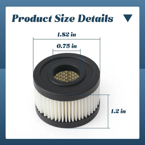 Two Pack Compressor Filter Element 70243712 For Ingersoll Rand 1WF72 4YW07 SS3 Replacement Part dimensions diagram