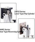 High Quality Pneumatic Manipulator Posture Block Lever Flip Cylinder Replacement Accessory for Z-FCZ20 shown in image.