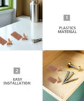 L Shaped Drawer Glides For Furniture Smooth Quiet Drawer Tracks Made From Plastic And Iron Delivers Stable Glide