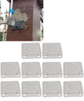 Galvanized Angle Bracket Set 10 Pack For Outdoor Electric Fencing System Heavy Duty Built To Last Weatherproof Reinforced