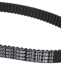 Top Tier Drive Synchronous Belt Pulley Kit 535-5M-15 With Premium Rubber Timing Belts For Rock Solid Power Transmission And Heavy Gear Replacement Sets That Keep Your Mech Systems Running Smooth As Butter, black GT2 belt