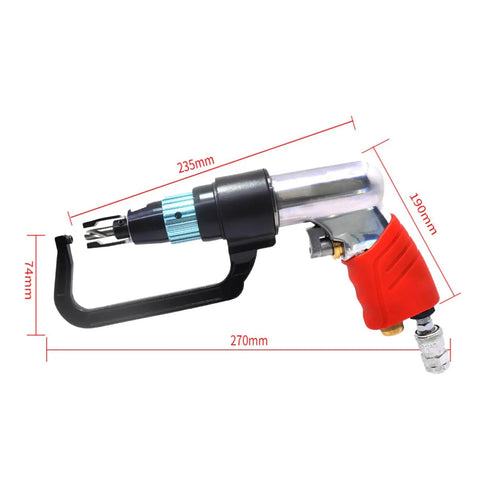 Air Powered Spot Weld Drill For Auto Body Sheet Metal Repair Pro Grade, 1800 RPM Welder With Four Bit Set, Precision Dent Removal Tool For Auto Restoration And Metal Fabrication, 270mm