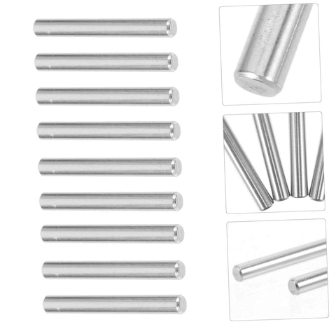 100 Pcs Dowel Pins Set Stainless Steel Cylindrical Fastening Pins for Machinery Electronics Automotive Applications Precision Fit Corrosion Resistant Easy Installation and High Stability to Prevent Loosening