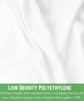 Heavy Duty Pro Grade White Construction Plastic Sheeting 6 Mil Thick Tarp for Dust Containment and Drop Cloth