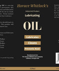Rugged Industrial Lubricating Oil For Tools And Machinery With Rust Prevention No Fuss All Purpose Cleaner And Lubricant Freeze Resistant At Minus 32 Degrees Fahrenheit High Heat Tolerance Cleans Lubricates And Prevents Rust 120ml bottle front label.