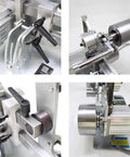 Detailed view of Heavy Duty 915X50mm Belt Sander With Rugged Steel Frame And A Kickass 750 Watt Servo Motor components.