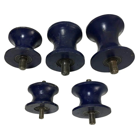 Set of U-Type Fixed Pulley Sliding Roller Track Heavy Duty Cast Iron for gate frame and sliding door industrial machines, 100mm size