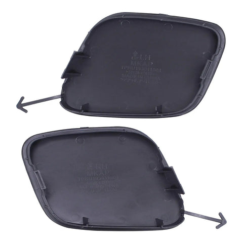 Two Pack Tow Hook Eye Cap Covers For Toyota Prius 2019 2020 2021 Front Driver And Passenger Sides with snap-in design