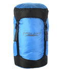 Blue Ultralight Compression Sack For Sleeping Bags 11L 18L 30L 45L, Water Resistant And Space Saving Stuff Sack