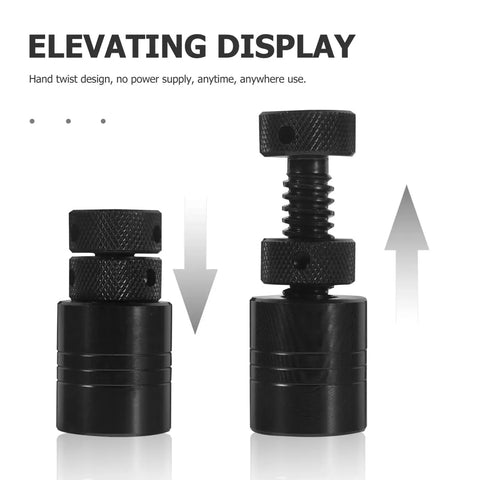 Heavy Duty Spiral Jack Pad With Adjustable Screw Jack Stand 3 Ton Capacity Steel Machinist Block for vehicle stabilization