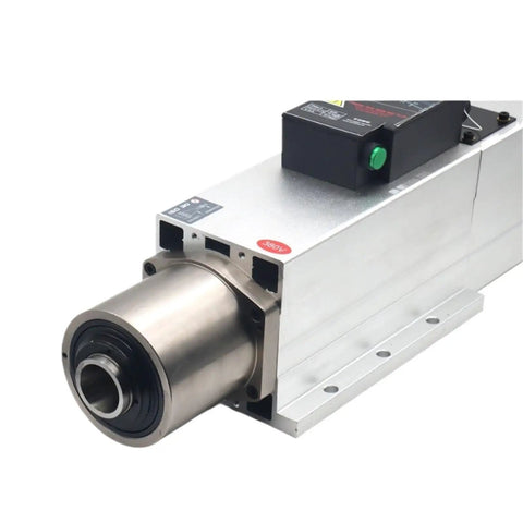 Heavy Duty 4.5kw And 7.5kw Air Cooled Spindle Motor With Auto Tool Change Rack 380V Iso30 Taper close-up view, highlighting design and technical features.