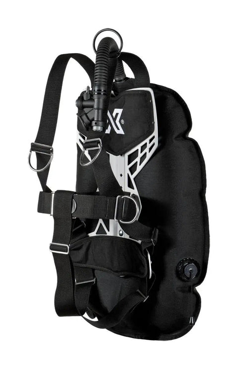 Ghost Standard Scuba Diving BCD for Single Tank With Large Backplate and Two Ten Pound Weight Pockets, side view
