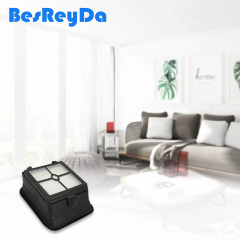 Pro Grade Replacement HEPA Filters And Brush Rolls Kit For Floor One S3 Cordless Wet Dry Vacuum Cleaner shown in living room
