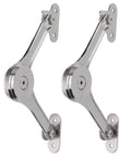 Beefy Lid Stay Hinges For Toy Boxes And Chests, Heavy Duty Soft Close Lid Support, 50Lb Pair, metal hinges for cabinet support