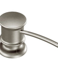 Spot Resist Stainless Deck Mounted Kitchen Soap Dispenser with 18 oz Refillable Bottle Above The Sink Pump