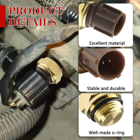 Keep Your Daily Driver From Getting Fried With This Bolt On Radiator Coolant Fan Switch And Engine Temp Sensor Replaces Oem 37760P00003 Fits Most Rides Smoothly showing the sensor and installation.