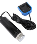 Heavy Duty Cordless Submersible Sump Pump Knocking Out Standing Water Fast With A Killer 500 Gallon Per Hour Flow Rate And Solid 16 Foot Max Lift For No Sweat Flood Removal with power adapter and wire.