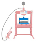 12 Inch Press Brake Attachment For Hydraulic Shop Press 90 Degree Bend 3 Sixteenth Inch Thick Steel Capacity installed on press