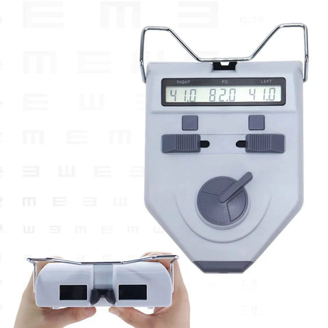 Pupillary Distance Meter Optical Instrument for Fast Precise PD Readings in Optometry Pro Grade Pupilometer With Direct Point Taking and High Positioning Accuracy for Eye Care Pros, digital PD meter with LED display