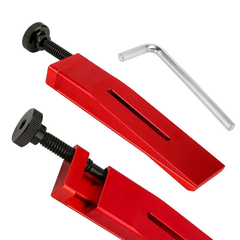 Heavy Duty Brake Tool For Sram Hydraulic Disc Calipers With 1.1 Inch CNC Aluminum Piston Reset Expander Adapter, red design.