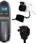 Nema 14-50 To 5-15P EV Charger Adapter Cord, 12 Inch Portable Electric Vehicle Charging Cable with LED display.