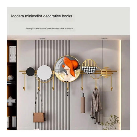 Heavy Duty Wall Mounted Coat Rack With Rustic Iron Entry Hooks Space Saving Decorative Organizer For Hanging Jackets Bags And Gear Rock Solid Design That Saves Floor Space And Keeps The Entryway Neat All Season Long.