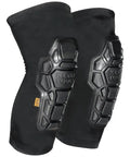Heavy Duty Knee Pad Sleeves with triple layer padding and black breathable mesh back, elastic cuff with slip resistant silicone.