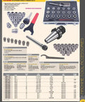 Pro Series NMTB ER 32 Collet Chuck With Drawbar End, Size Forty, Five Eighths Inch By Eleven Thread, CNC accessories set