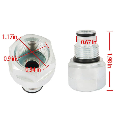 P40 Hydraulic Directional Control Valve Accessory Closed Center Plug Power Beyond Plug Adapter Built Tough Steel Construction