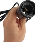 Close-up of E27 socket on Plug In Hanging Light Kit Dope Retro Industrial Pendant Lights With E26 E27 Fits 9.8 Foot Cord