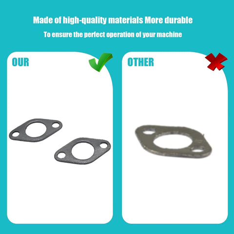 Beefy Duty Three Layer Exhaust Manifold Gasket Set For Briggs And Stratton Engines comparison with competitor gasket