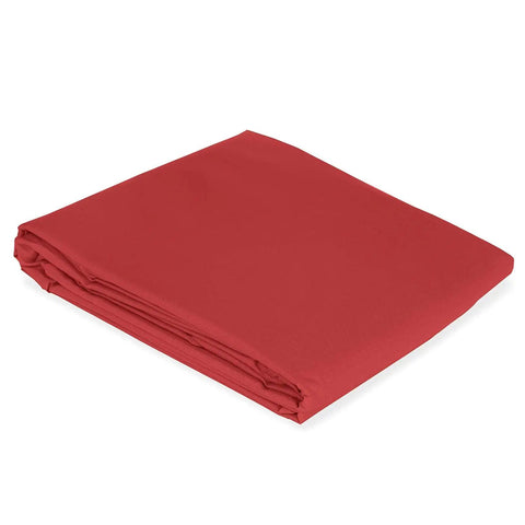 Replacement RipLock 350 Canopy Top For Garden Treasures Porch Swing SW001 in Cinnabar Red folded showcasing fabric texture.