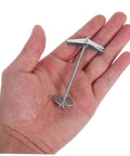 Heavy Duty Toggle Bolt Anchors With Wing Nuts Kit for Drywall held in hand, showing size and sturdy carbon steel material.