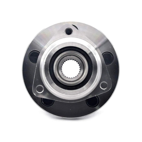 Front view of Front Wheel Hub Bearing Assembly For 1999 2004 Jeep Grand Cherokee Direct Fit 5 Lug Front Left Or Right OE OEM 513159 HA598679 BR930335 Drop In Replacement