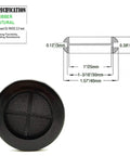Rubber Grommets For Wiring One And Quarter Inch Hole Double Sided Plugs For Firewall And Automotive Use Cut To Size Grommets
