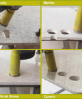 Diamond core drill bit, 2-inch (50mm), yellow-green; for drilling granite, marble, artificial stone and quartz.